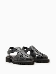 AllSaints Black Tess Sandals - Image 3 of 5