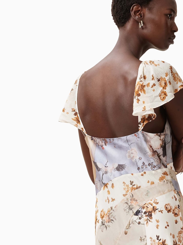 AllSaints Brown Lala Dress - Image 4 of 9