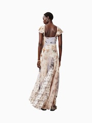 AllSaints Brown Lala Dress - Image 5 of 9
