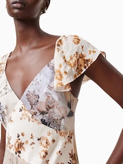 AllSaints Brown Lala Dress - Image 7 of 9