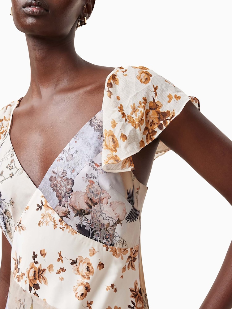 AllSaints Brown Lala Dress - Image 7 of 9