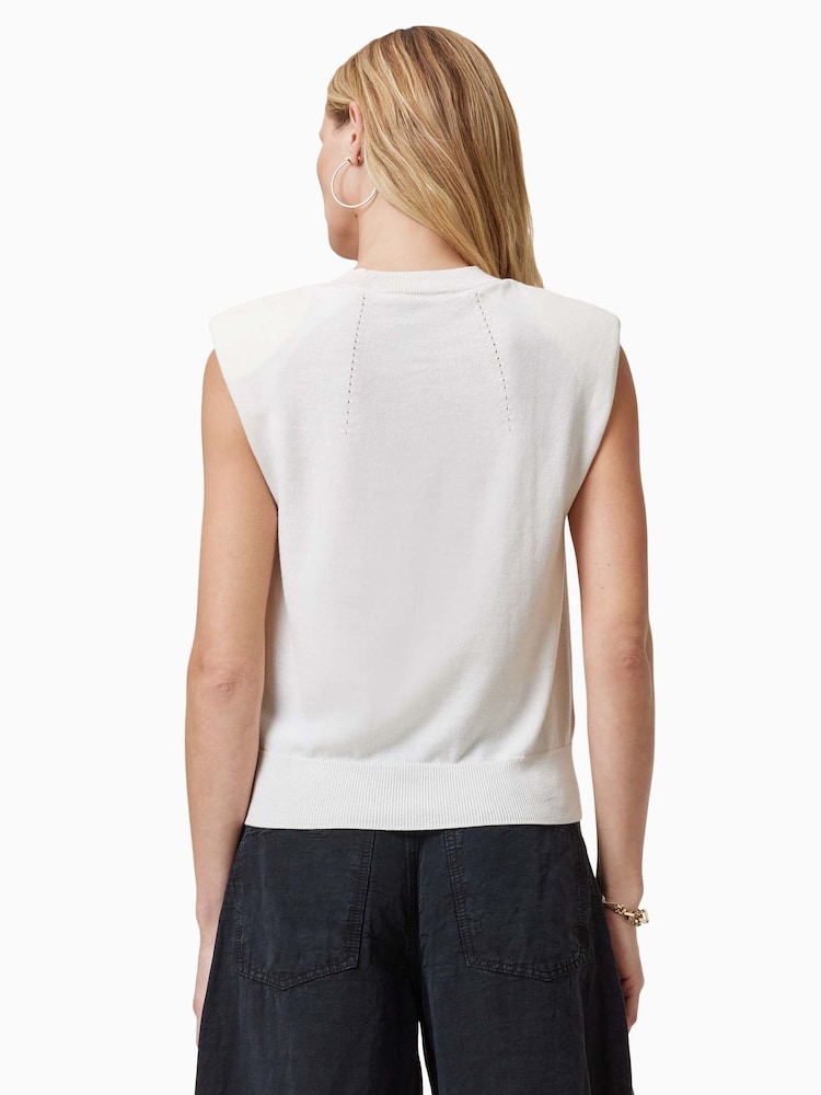 AllSaints White Kayla Tank - Image 4 of 5
