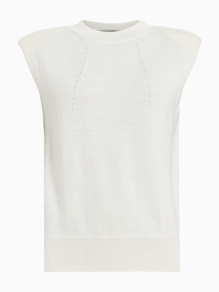 أبيض - AllSaints Kayla Tank - صورة 5 من 5 أبيض - AllSaints Kayla Tank - صورة 5 من 5