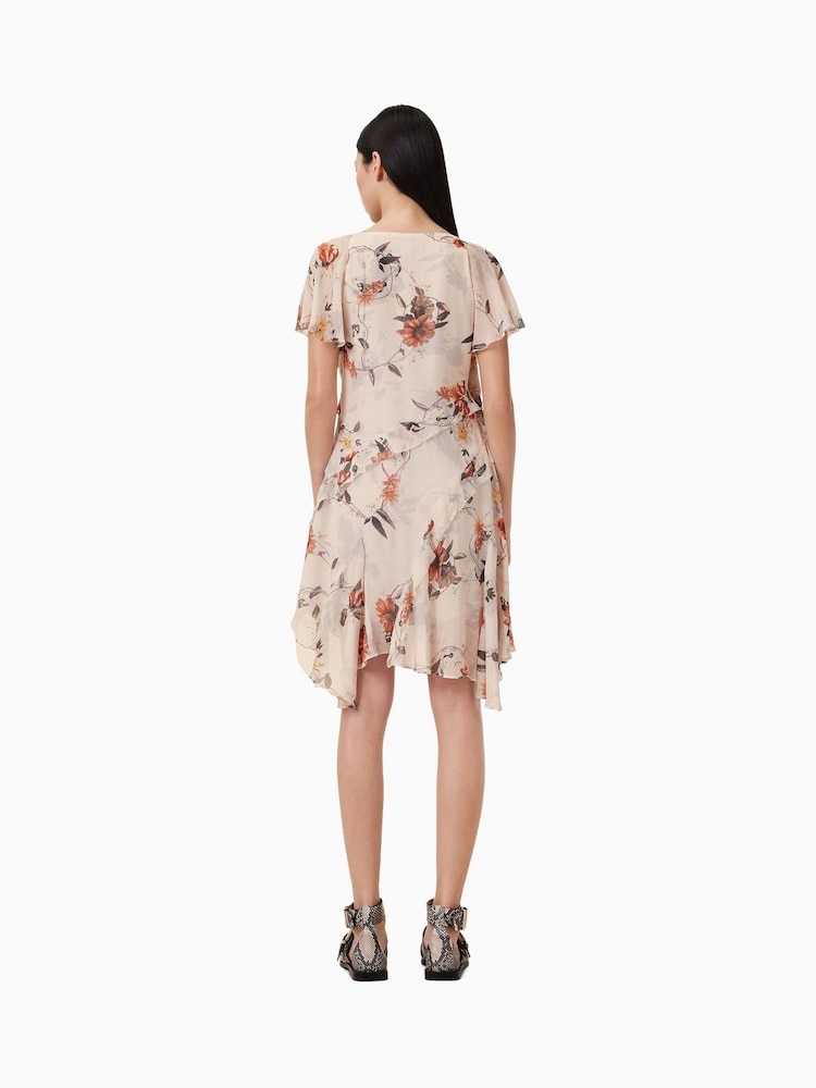 AllSaints White Darma Dress - Image 6 of 7