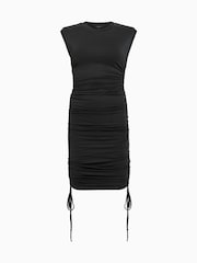 Черный - Платье Allsaints Sonny - Изображение 7 из 7