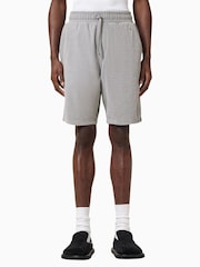AllSaints Grey Felix Sweat Shorts - Image 2 of 8