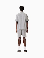 AllSaints Grey Felix Sweat Shorts - Image 7 of 8
