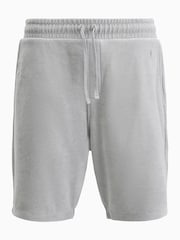 AllSaints Grey Felix Sweat Shorts - Image 8 of 8