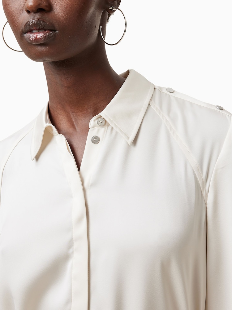 AllSaints White Lexi Dress - Image 4 of 7