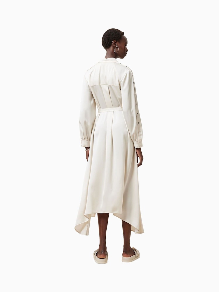 AllSaints White Lexi Dress - Image 6 of 7