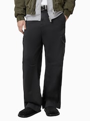 AllSaints Black Flynn Trousers - Image 1 of 7