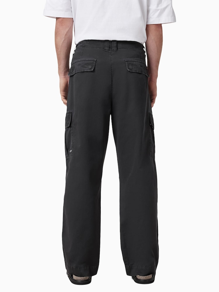 AllSaints Black Flynn Trousers - Image 5 of 7