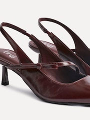 Linzi Red Timeless Court Heels With Bow Detail - Image 4 of 5