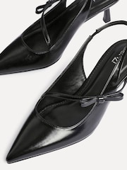 Linzi Black Timeless Court Heels With Bow Detail - Image 4 of 5
