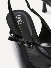 Linzi Black Timeless Court Heels With Bow Detail - Image 5 of 5
