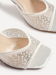 Linzi Encanta Diamante Mesh Stiletto Heeled Sandals - صورة 5 من 6
