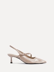 Linzi Nude Timeless Court Heels With Bow Detail - Image 2 of 5