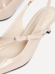 Linzi Nude Timeless Court Heels With Bow Detail - Image 4 of 5