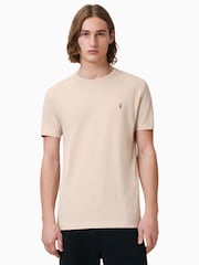 AllSaints White/Brown/Green 100% Organic Cotton Tonic Crew T-Shirt 3 Pack - Image 2 of 7