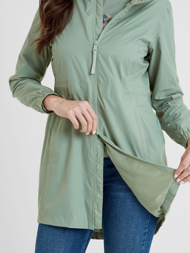 Tog 24 Green Womens KILNSEY Waterproof Packaway Jacket - Image 4 of 8