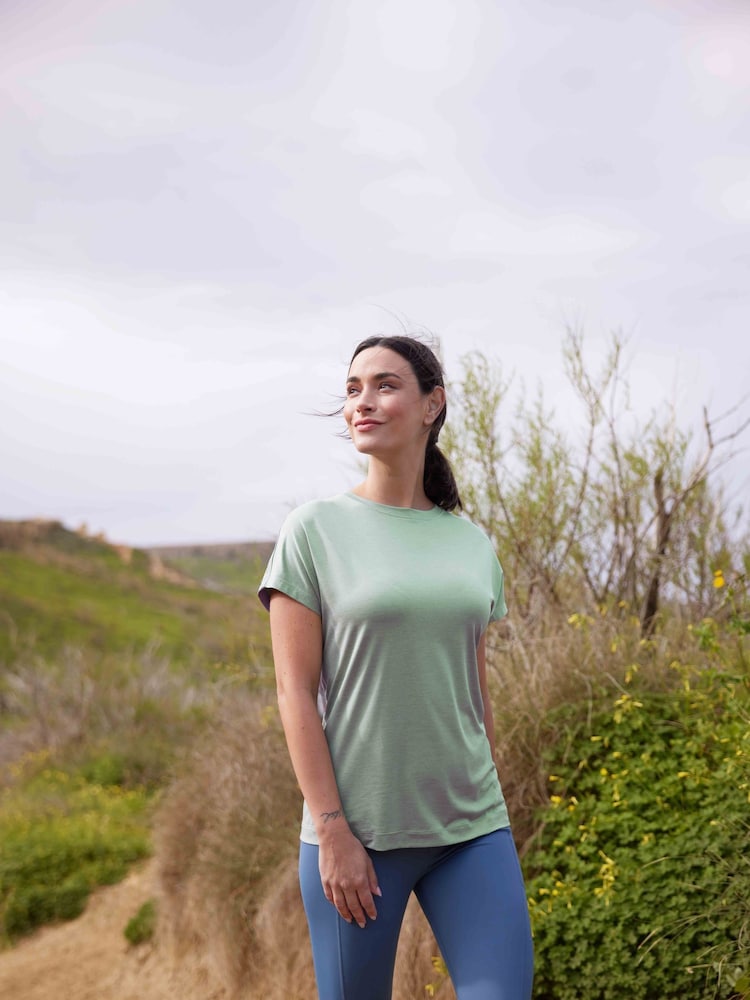Tog 24 Green Womens Stallen Tech Short Sleeve Top - Image 1 of 7