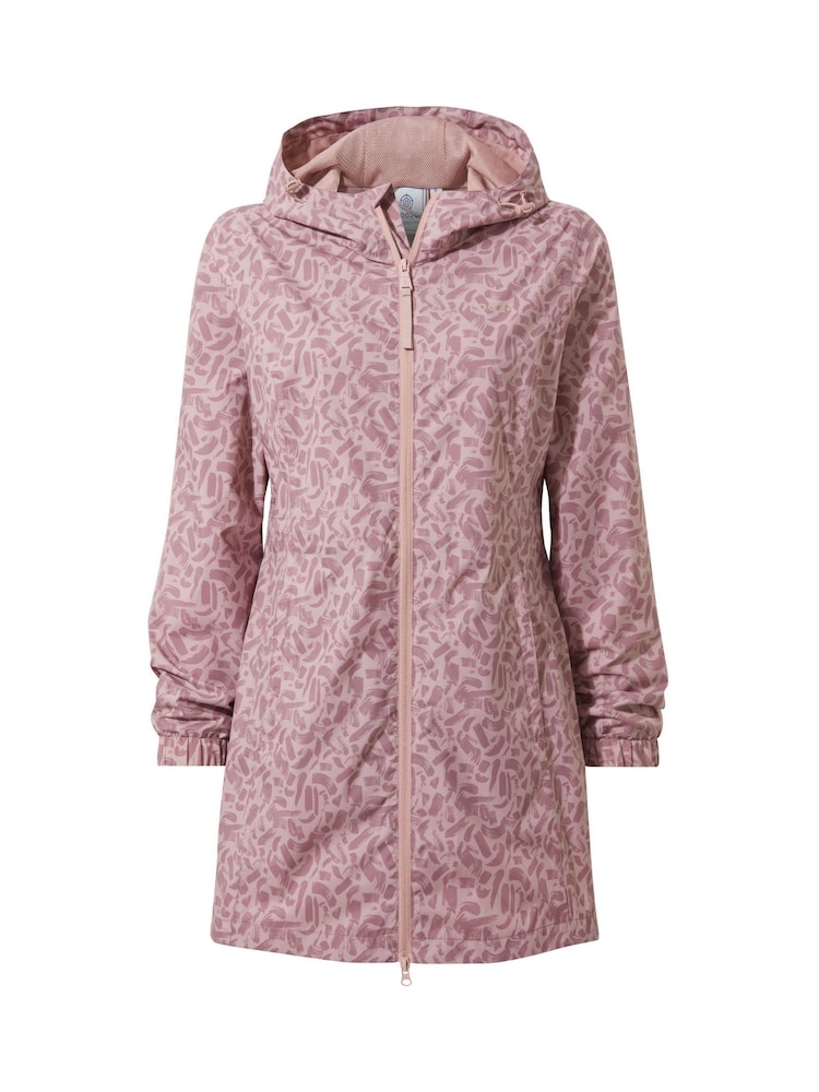 Темно-розовый - Tog 24 Womens KILNSEY Waterproof Packaway Jacket - Изображение 7 из 7