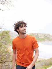Tog 24 Orange Mens Talen Tech Short Sleeve Top - Image 1 of 6