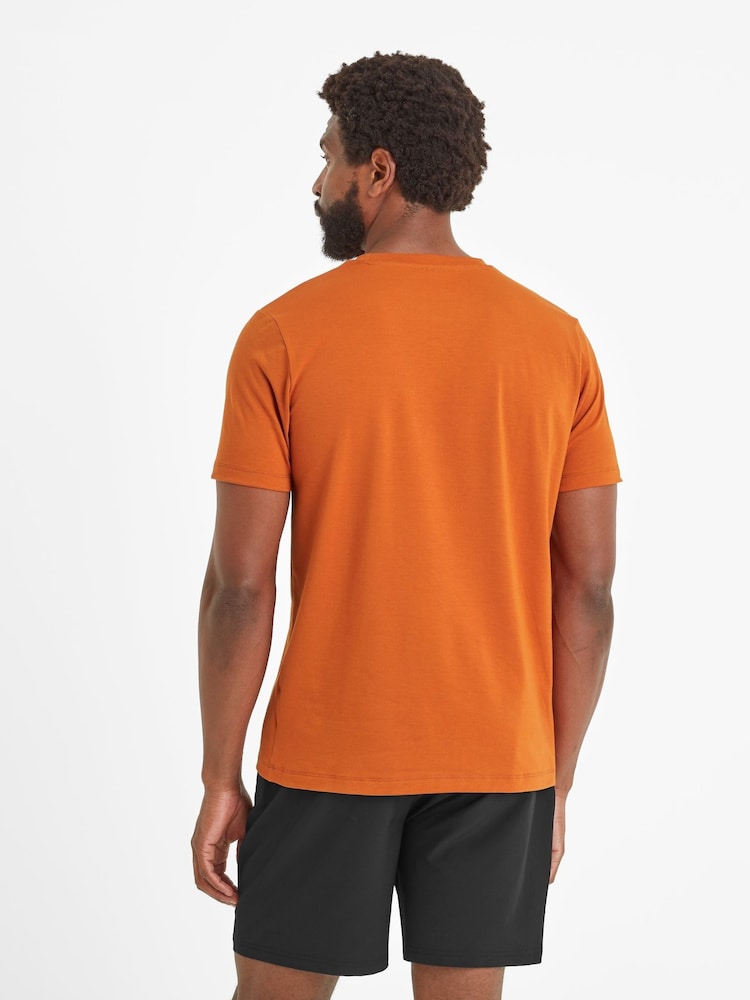 Tog 24 Orange Mens Talen Tech Short Sleeve Top - Image 4 of 6
