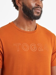 Tog 24 Orange Mens Talen Tech Short Sleeve Top - Image 6 of 6