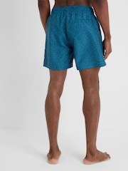 Tog 24 Blue Mens Kai Pistachio Palm Print Shorts - Image 4 of 7