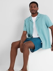Tog 24 Blue Mens Kai Pistachio Palm Print Shorts - Image 5 of 7