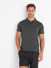Schwarz - Tog 24 Wearne Tech Kurzarm-Poloshirt für Damen - Bild 2 von 5