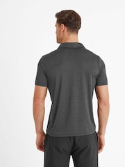 Schwarz - Tog 24 Wearne Tech Kurzarm-Poloshirt für Damen - Bild 3 von 5
