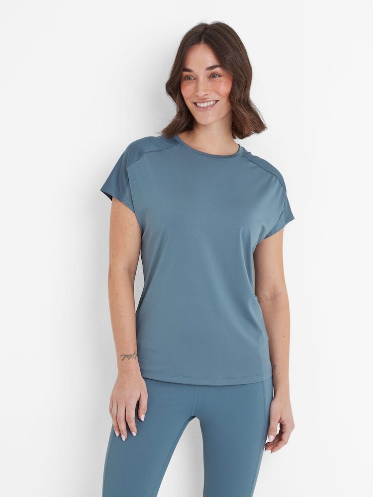 Tog 24 Blue Womens Moorley Tech Short Sleeve Top - Image 2 of 6