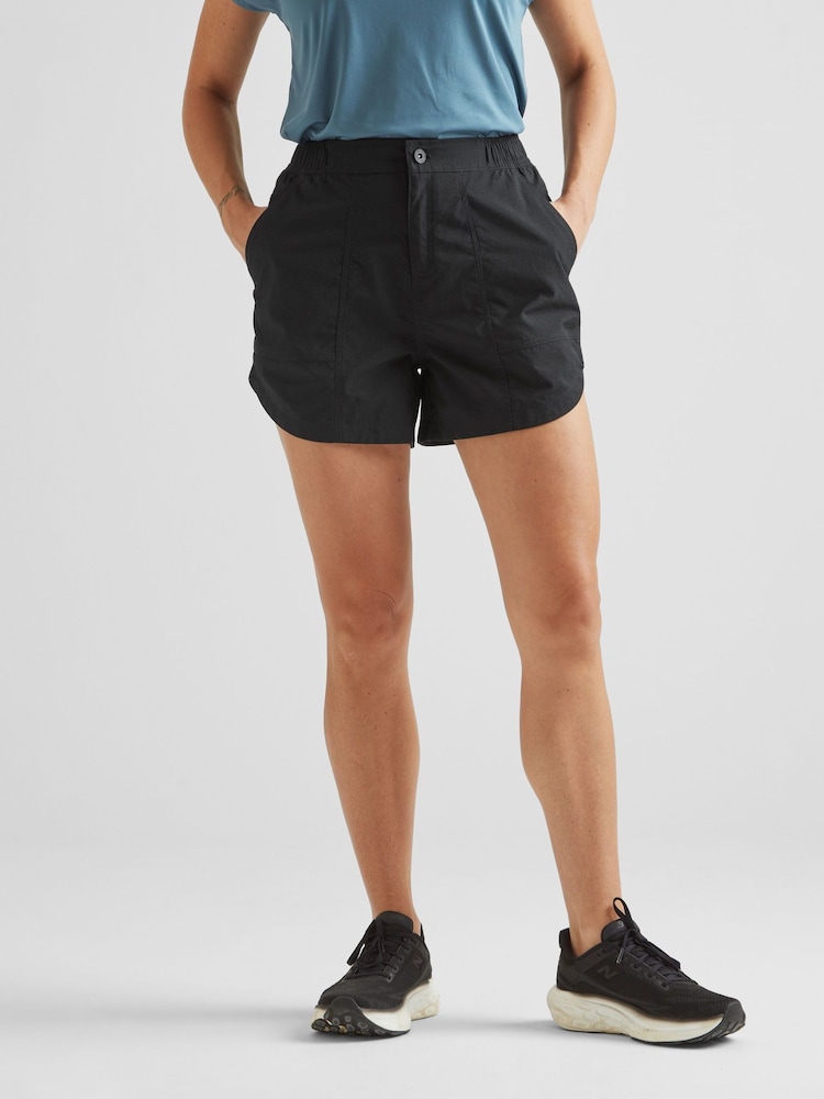 Tog 24 Black Womens 100% Cotton Tempo Shorts - Image 1 of 5