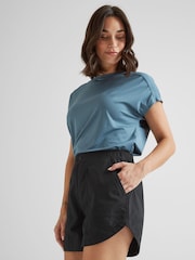 Tog 24 Black Womens 100% Cotton Tempo Shorts - Image 4 of 5