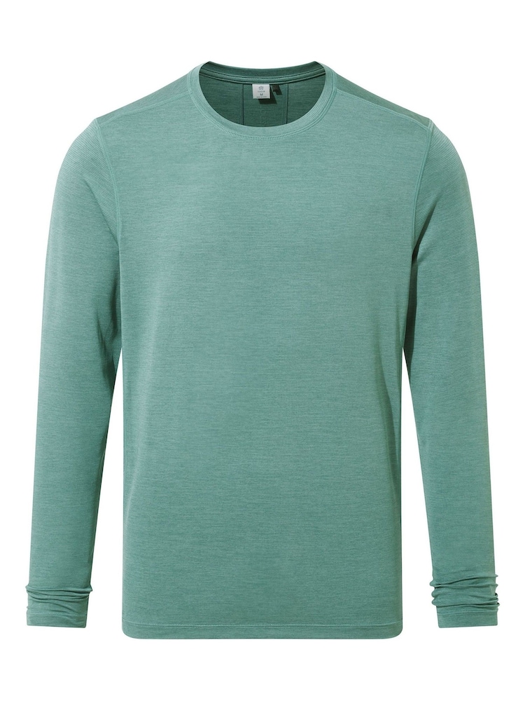 Tog 24 Green Mens Mittel Tech Long Sleeve Top - Image 6 of 6 Tog 24 Green Mens Mittel Tech Long Sleeve Top - Image 6 of 6