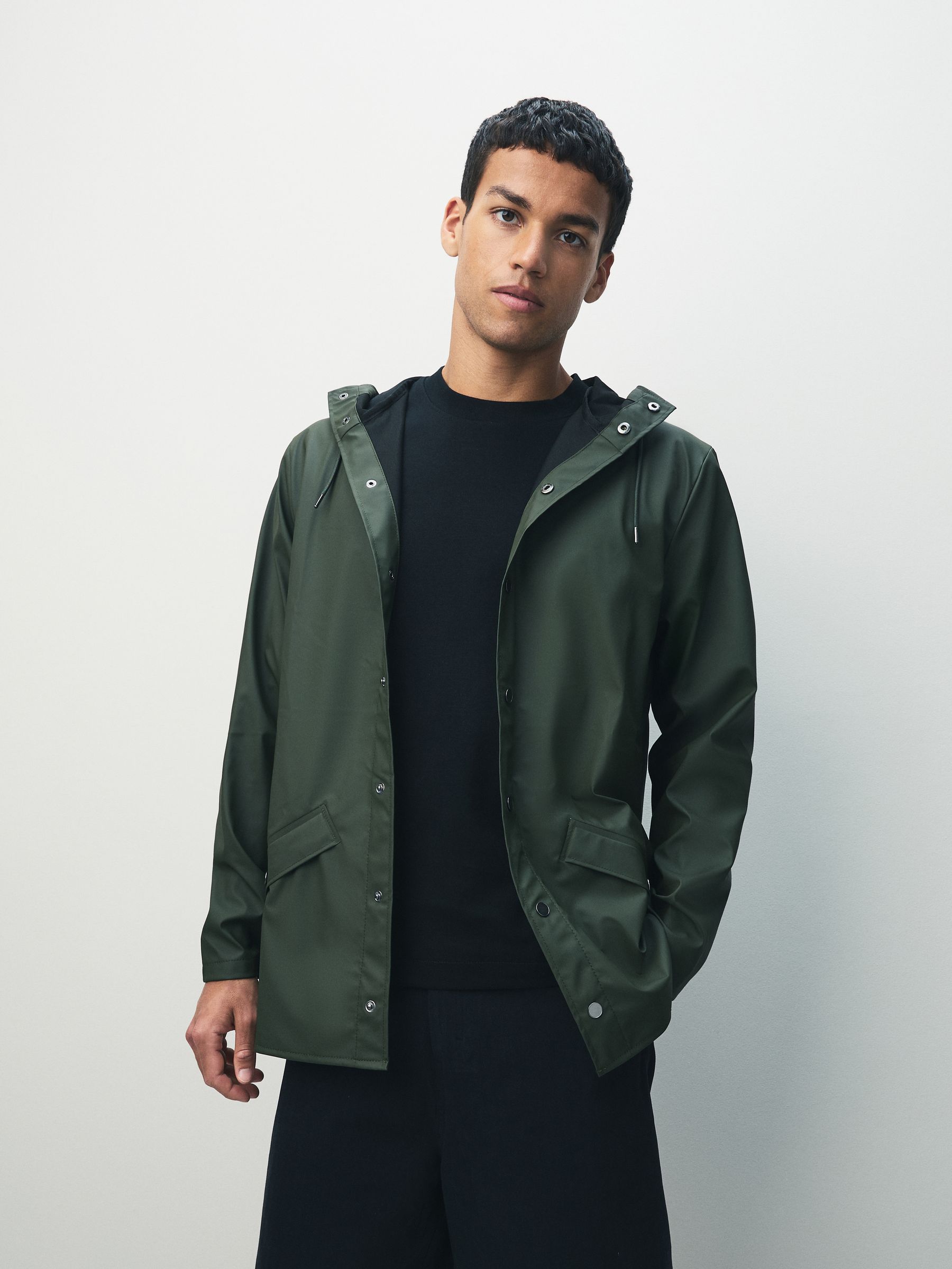 Buy Rains Green Waterproof Rain Jacket from Next USA