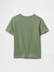 Gap Green Dinosaur Short Sleeve Graphic T-Shirt (6mths-5yrs) - Image 2 of 2