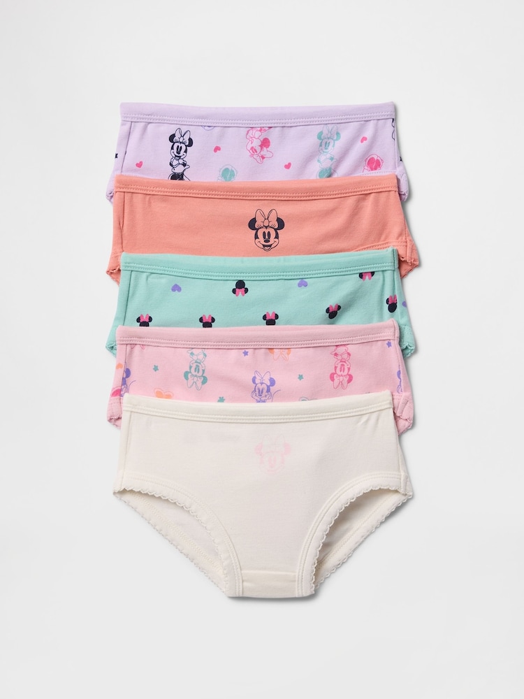 Gap Orange/Green/Pink 5 Pack Minnie Mouse Disney Boxers (2-5yrs) - Image 1 of 1