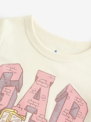 Gap Beige Logo Long Sleeve Graphic T-Shirt (6mths-5yrs) - Image 3 of 5