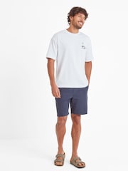 Tog 24 White Mens Beach 100% Cotton T-Shirt - Image 2 of 6