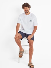 Tog 24 White Mens Beach 100% Cotton T-Shirt - Image 5 of 6