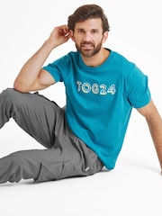 Azul - Tog 24 Camiseta masculina Foran 100% cotton - Imagem 4 de 6