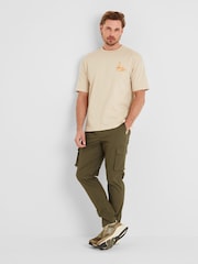 Кремовий - Tog 24 Mens Beach 100% Cotton футболки - Image 2 of 7