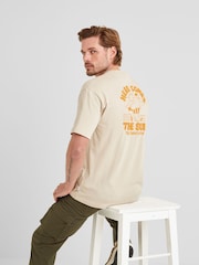 Кремовий - Tog 24 Mens Beach 100% Cotton футболки - Image 5 of 7