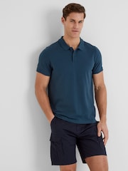 Tog 24 Blue Mens 100% Cotton Saul Polo Shirt - Image 2 of 6