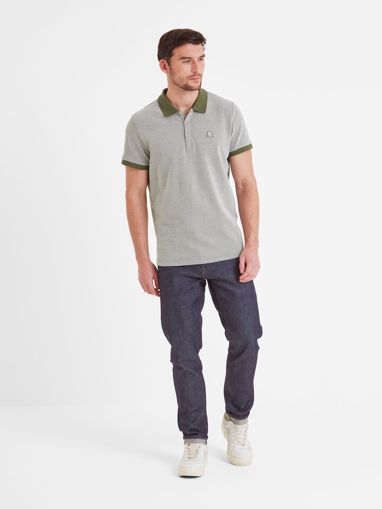Tog 24 Green Mens 100% Cotton Whitley Polo Shirt - Image 1 of 5