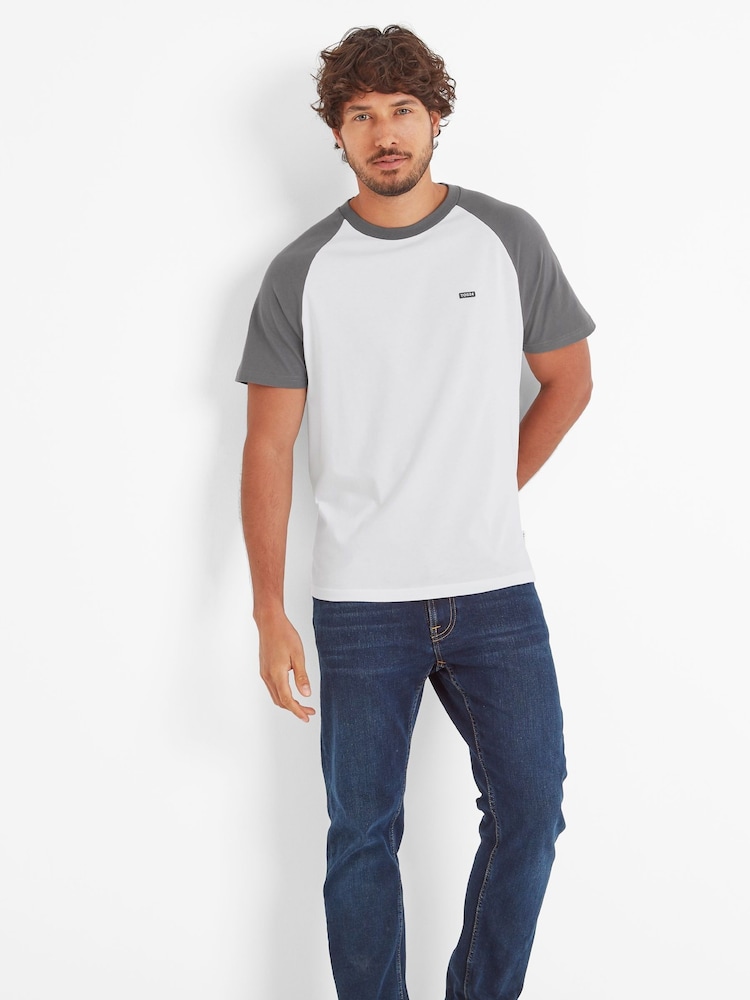 Tog 24 Grey Mens McGill 100% Cotton T-Shirt - Image 3 of 7
