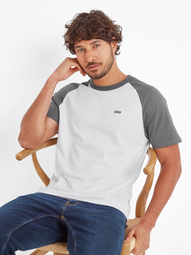 Tog 24 Grey Mens McGill 100% Cotton T-Shirt - Image 5 of 7